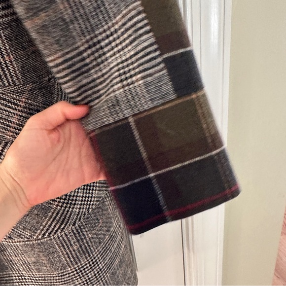 NVLT two tone plaid coat - Picture 3 of 8